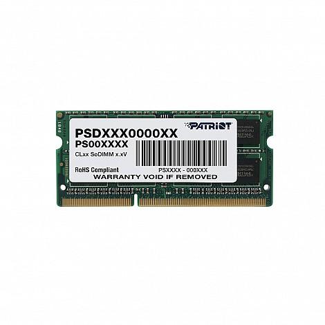 SO-DDR-3 4GB PC-12800 Patriot [PSD34G1600L2S]